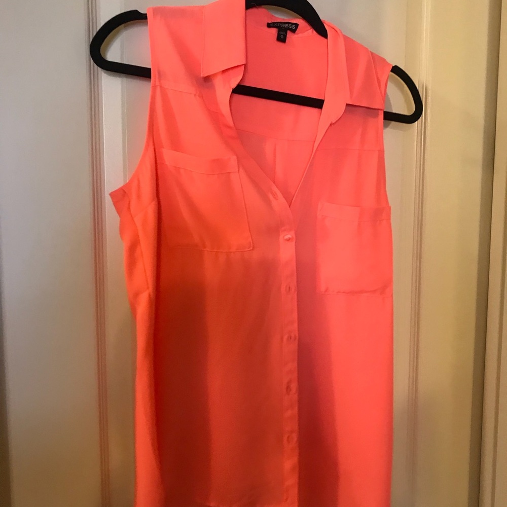 Express sleeveless portofino top